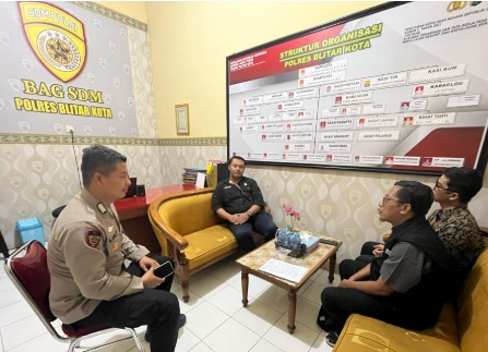 koordinasi polres blitar kota