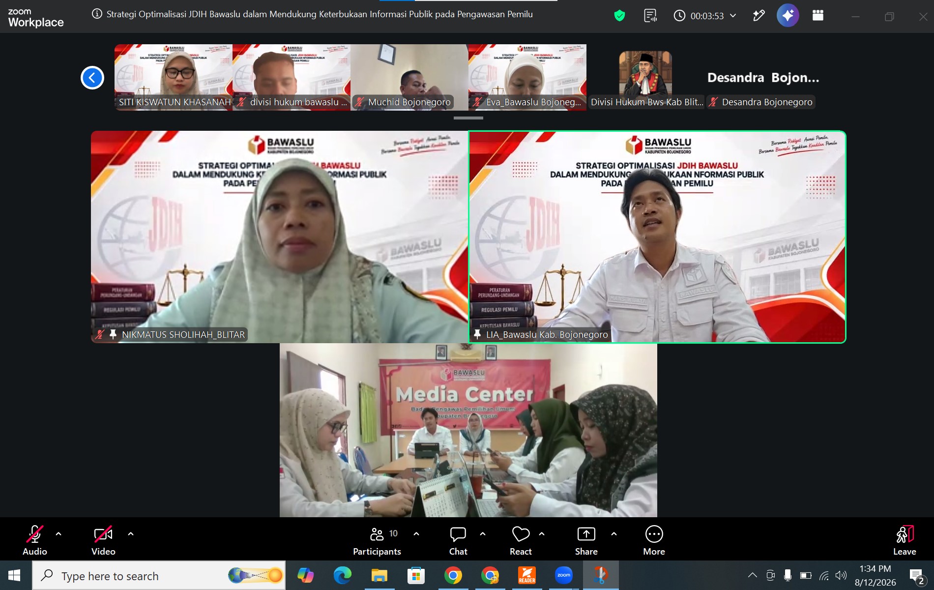 Bawaslu Blitar Bagikan Strategi Penguatan JDIH untuk Perluas Akses Informasi Hukum
