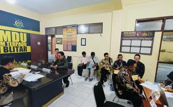 Penerimaan berkas peserta existing seleksi panwaslu kecamatan dalam rangka Pilkada 2024